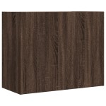 vidaXL Dulap de perete, stejar maro, 75x35x60 cm, lemn compozit vidaXL Dulap de perete, stejar maro, 75x35x60 cm, lemn compozit