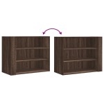 vidaXL Dulap de perete, stejar maro, 75x35x60 cm, lemn compozit vidaXL Dulap de perete, stejar maro, 75x35x60 cm, lemn compozit