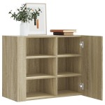vidaXL Dulap de perete, stejar sonoma, 75x35x60 cm, lemn prelucrat vidaXL Dulap de perete, stejar sonoma, 75x35x60 cm, lemn prelucrat