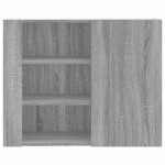 vidaXL Dulap de perete, gri sonoma, 75x35x60 cm, lemn compozit vidaXL Dulap de perete, gri sonoma, 75x35x60 cm, lemn compozit