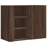 vidaXL Dulap de perete, stejar maro, 75x35x60 cm, lemn compozit vidaXL Dulap de perete, stejar maro, 75x35x60 cm, lemn compozit