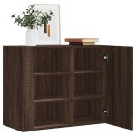 vidaXL Dulap de perete, stejar maro, 75x35x60 cm, lemn compozit vidaXL Dulap de perete, stejar maro, 75x35x60 cm, lemn compozit