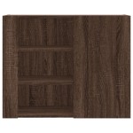 vidaXL Dulap de perete, stejar maro, 75x35x60 cm, lemn compozit vidaXL Dulap de perete, stejar maro, 75x35x60 cm, lemn compozit