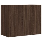 vidaXL Dulap de perete, stejar maro, 75x35x60 cm, lemn compozit vidaXL Dulap de perete, stejar maro, 75x35x60 cm, lemn compozit