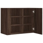 vidaXL Dulap de perete, stejar maro, 75x35x60 cm, lemn compozit vidaXL Dulap de perete, stejar maro, 75x35x60 cm, lemn compozit