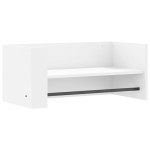 vidaXL Raft de perete, alb, 70,5x35x30,5 cm, lemn prelucrat