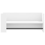 vidaXL Raft de perete, alb, 70,5x35x30,5 cm, lemn prelucrat