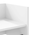 vidaXL Raft de perete, alb, 70,5x35x30,5 cm, lemn prelucrat