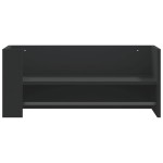 vidaXL Raft de perete, negru, 70,5x35x30,5 cm, lemn prelucrat vidaXL Raft de perete, negru, 70,5x35x30,5 cm, lemn prelucrat