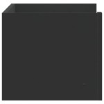 vidaXL Raft de perete, negru, 70,5x35x30,5 cm, lemn prelucrat vidaXL Raft de perete, negru, 70,5x35x30,5 cm, lemn prelucrat