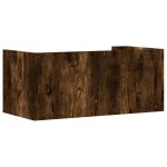vidaXL Raft de perete, stejar fumuriu, 70,5x35x30,5 cm, lemn prelucrat vidaXL Raft de perete, stejar fumuriu, 70,5x35x30,5 cm, lemn prelucrat