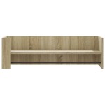 vidaXL Raft de perete, stejar sonoma, 100x35x30,5 cm, lemn prelucrat