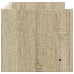 vidaXL Raft de perete, stejar sonoma, 100x35x30,5 cm, lemn prelucrat