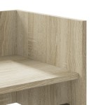 vidaXL Raft de perete, stejar sonoma, 100x35x30,5 cm, lemn prelucrat