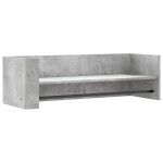 vidaXL Raft de perete, gri beton, 100x35x30,5 cm, lemn prelucrat