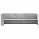 vidaXL Raft de perete, gri beton, 100x35x30,5 cm, lemn prelucrat