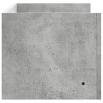 vidaXL Raft de perete, gri beton, 100x35x30,5 cm, lemn prelucrat