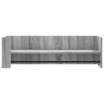 vidaXL Raft de perete, gri sonoma, 100x35x30,5 cm, lemn prelucrat