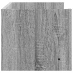 vidaXL Raft de perete, gri sonoma, 100x35x30,5 cm, lemn prelucrat