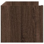 vidaXL Raft de perete, stejar maro, 100x35x30,5 cm, lemn prelucrat vidaXL Raft de perete, stejar maro, 100x35x30,5 cm, lemn prelucrat