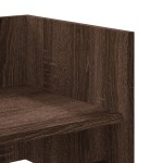 vidaXL Raft de perete, stejar maro, 100x35x30,5 cm, lemn prelucrat vidaXL Raft de perete, stejar maro, 100x35x30,5 cm, lemn prelucrat
