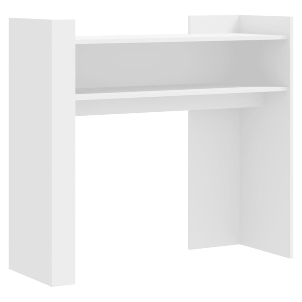 vidaXL Masă consolă, alb, 100x35x90 cm, lemn prelucrat