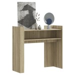 vidaXL Măsuță consolă, stejar sonoma, 100x35x90 cm, lemn prelucrat vidaXL Măsuță consolă, stejar sonoma, 100x35x90 cm, lemn prelucrat