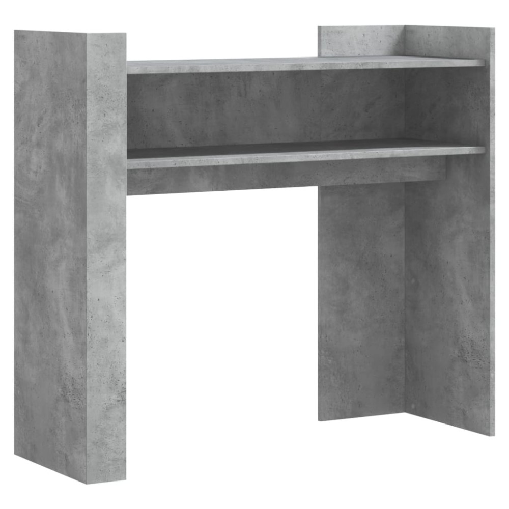 vidaXL Masă consolă, gri beton, 100x35x90 cm, lemn prelucrat