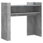 vidaXL Masă consolă, gri beton, 100x35x90 cm, lemn prelucrat