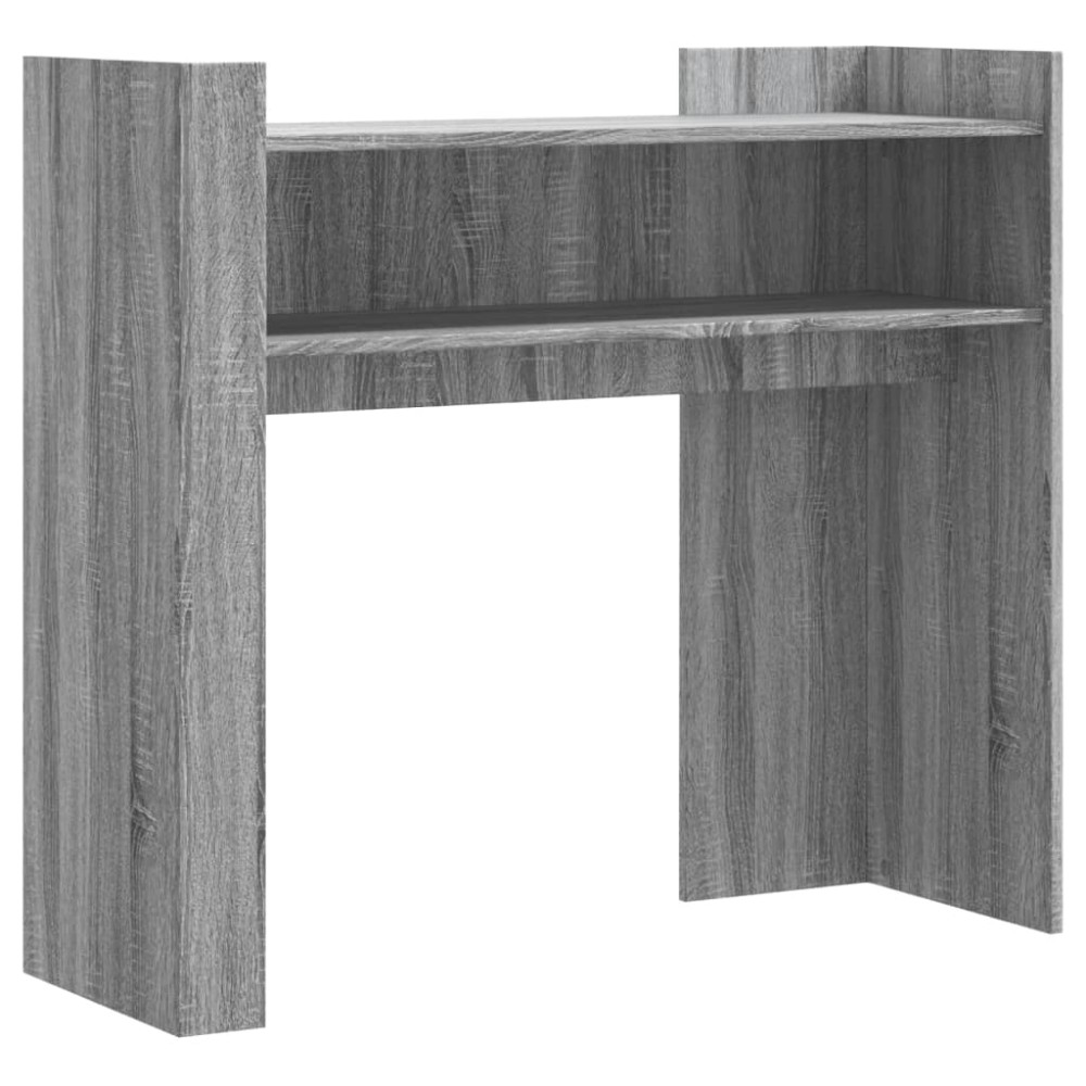 vidaXL Măsuță consolă, gri sonoma, 100x35x90 cm, lemn prelucrat