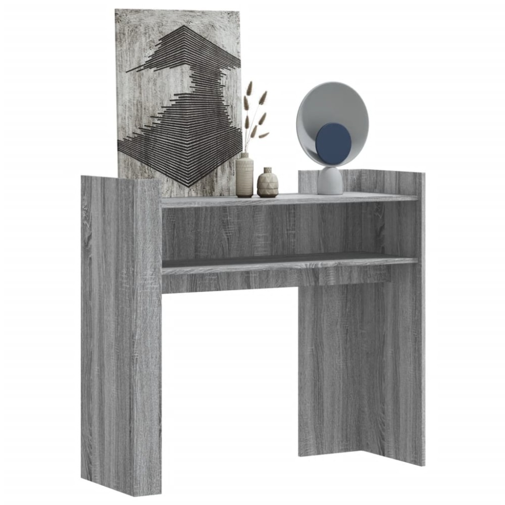 vidaXL Măsuță consolă, gri sonoma, 100x35x90 cm, lemn prelucrat
