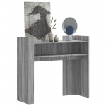vidaXL Măsuță consolă, gri sonoma, 100x35x90 cm, lemn prelucrat vidaXL Măsuță consolă, gri sonoma, 100x35x90 cm, lemn prelucrat
