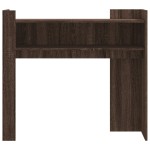 vidaXL Măsuță consolă, stejar maro, 100x35x90 cm, lemn prelucrat vidaXL Măsuță consolă, stejar maro, 100x35x90 cm, lemn prelucrat