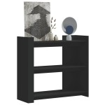vidaXL Măsuță consolă, negru, 100x35x90 cm, lemn prelucrat vidaXL Măsuță consolă, negru, 100x35x90 cm, lemn prelucrat