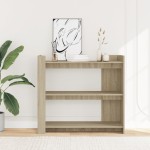 vidaXL Măsuță consolă, stejar sonoma, 100x35x90 cm, lemn prelucrat vidaXL Măsuță consolă, stejar sonoma, 100x35x90 cm, lemn prelucrat