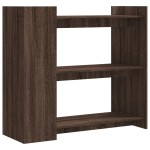 vidaXL Măsuță consolă, stejar maro, 100x35x90 cm, lemn prelucrat vidaXL Măsuță consolă, stejar maro, 100x35x90 cm, lemn prelucrat