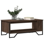vidaXL Măsuță de cafea, stejar maro, 100x51x40 cm, lemn prelucrat vidaXL Măsuță de cafea, stejar maro, 100x51x40 cm, lemn prelucrat