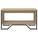 vidaXL Măsuță de cafea, stejar sonoma, 75x51x40 cm, lemn prelucrat vidaXL Măsuță de cafea, stejar sonoma, 75x51x40 cm, lemn prelucrat