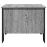 vidaXL Măsuță de cafea, gri sonoma, 75x51x40 cm, lemn prelucrat vidaXL Măsuță de cafea, gri sonoma, 75x51x40 cm, lemn prelucrat