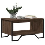 vidaXL Măsuță de cafea, stejar maro, 75x51x40 cm, lemn prelucrat vidaXL Măsuță de cafea, stejar maro, 75x51x40 cm, lemn prelucrat