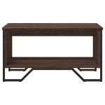 vidaXL Măsuță de cafea, stejar maro, 75x51x40 cm, lemn prelucrat vidaXL Măsuță de cafea, stejar maro, 75x51x40 cm, lemn prelucrat