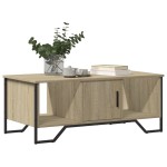 vidaXL Măsuță de cafea, stejar sonoma, 100x51x40 cm, lemn prelucrat vidaXL Măsuță de cafea, stejar sonoma, 100x51x40 cm, lemn prelucrat
