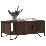 vidaXL Măsuță de cafea, stejar maro, 100x51x40 cm, lemn prelucrat vidaXL Măsuță de cafea, stejar maro, 100x51x40 cm, lemn prelucrat