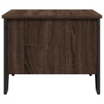 vidaXL Măsuță de cafea, stejar maro, 100x51x40 cm, lemn prelucrat vidaXL Măsuță de cafea, stejar maro, 100x51x40 cm, lemn prelucrat