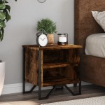 vidaXL Noptiere, 2 buc., stejar fumuriu, 40x30x40 cm, lemn prelucrat vidaXL Noptiere, 2 buc., stejar fumuriu, 40x30x40 cm, lemn prelucrat
