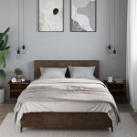 vidaXL Noptiere, 2 buc., stejar fumuriu, 40x30x40 cm, lemn prelucrat vidaXL Noptiere, 2 buc., stejar fumuriu, 40x30x40 cm, lemn prelucrat