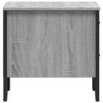 vidaXL Noptiere, 2 buc., gri sonoma, 40x41x40 cm, lemn prelucrat vidaXL Noptiere, 2 buc., gri sonoma, 40x41x40 cm, lemn prelucrat