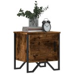 vidaXL Noptiere, 2 buc., stejar fumuriu, 40x30x40 cm, lemn prelucrat vidaXL Noptiere, 2 buc., stejar fumuriu, 40x30x40 cm, lemn prelucrat