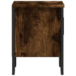 vidaXL Noptiere, 2 buc., stejar fumuriu, 40x30x40 cm, lemn prelucrat vidaXL Noptiere, 2 buc., stejar fumuriu, 40x30x40 cm, lemn prelucrat