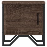 vidaXL Noptiere, 2 buc., stejar maro, 40x30x40 cm, lemn prelucrat